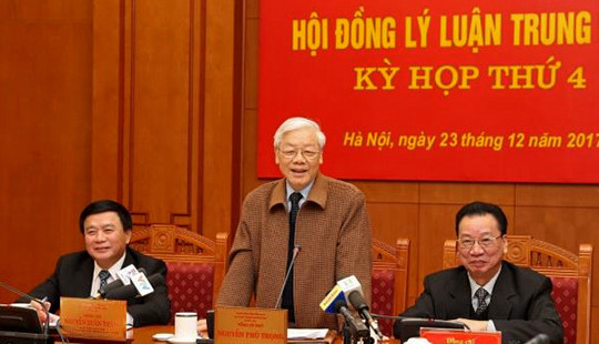Tổng Bí thư: Hội đồng Lý luận TW cần nâng cao chất lượng hoạt động, tránh phô trương hình thức