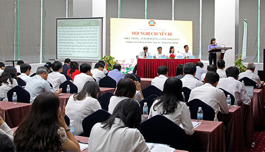 TAND TP HCM tổ chức hội nghị chuyên đề về xét xử án hành chính