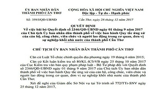 Cần Thơ huỷ quy định cấm cán bộ, công chức mặc quần jeans, áo thun