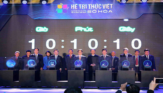 Phó Thủ tướng Vũ Đức Đam dự lễ khởi động đề án "Hệ tri thức Việt số hoá"