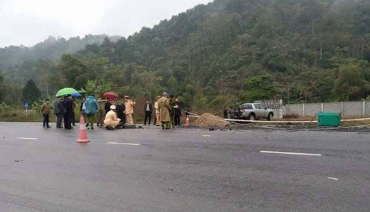 Hà Giang: ô tô mất lái tông 5 công nhân tử vong