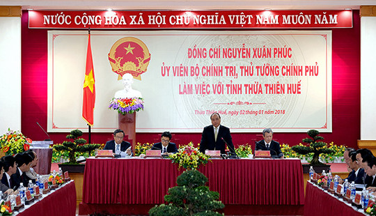 Thủ tướng: Huế cần huy động nguồn lực từ tư nhân để xây dựng cơ sở hạ tầng