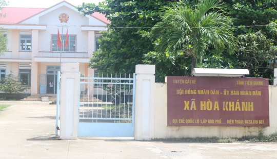 Tiền Giang: Chủ tịch UBND xã bị kiểm điểm vì gây nhiều sai phạm