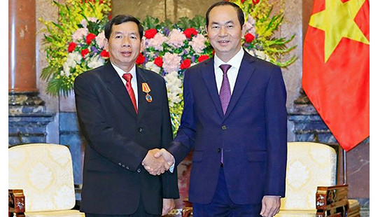 Chủ tịch nước, Chủ tịch Quốc hội tiếp Chánh án TANDTC Lào