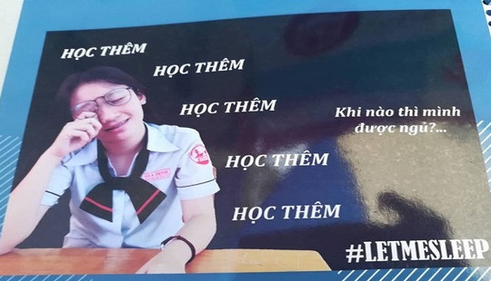 Vì sao học sinh thiếu ngủ?