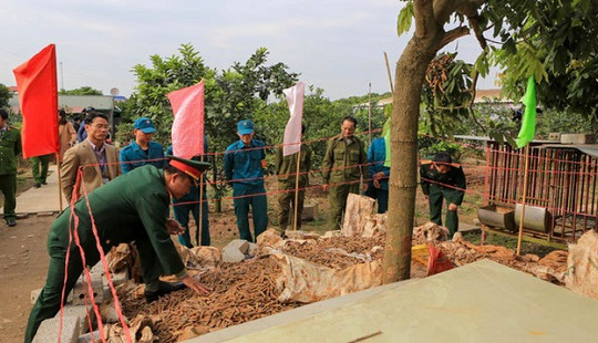 Hưng Yên: Di chuyển 6 tấn đầu đạn phát hiện trong vườn nhà dân