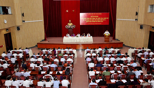 Ông Trần Quốc Vượng: Công tác kiểm tra, giám sát của Đảng cần phải quyết liệt hơn nữa