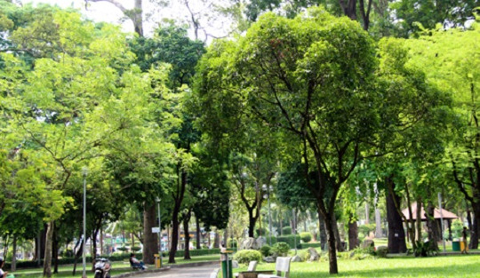 TP.HCM: Công viên hư hại vì tổ chức hội chợ dày đặc