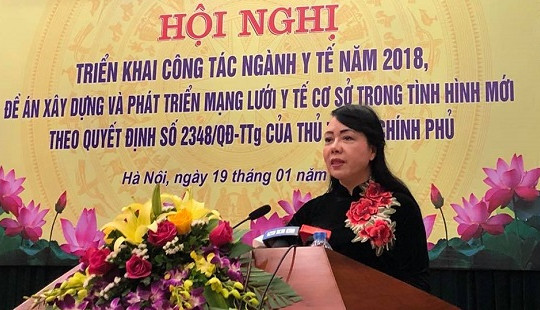 Ngành Y tế triển khai 10 nhóm nhiệm vụ trọng tâm năm 2018