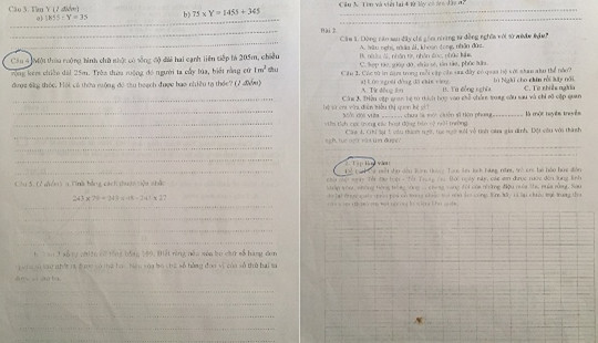Phòng GD&ĐT huyện Vĩnh Bảo, Hải Phòng: Tự ra đề thi không sát thực tế