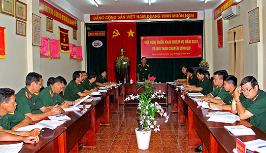 TAQS quân khu 7 triển khai công tác năm 2018 và hội thảo chuyên môn quý