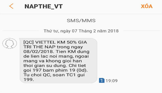 Từ 1/3, thuê bao di động trả trước không được hưởng khuyến mại 50%