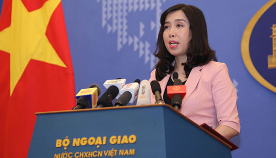 Bộ Ngoại giao thông tin về chuyến thăm Đà Nẵng của nhóm tàu sân bay Mỹ
