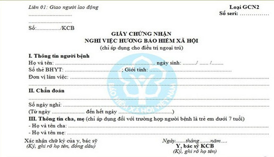 Từ 1/3, chỉ cấp 1 GCN nghỉ việc hưởng BHXH cho mỗi lần khám bệnh