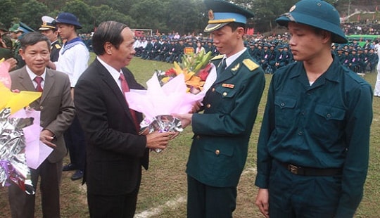 Hải Phòng: Hơn 2.500 thanh niên nô nức lên đường tòng quân