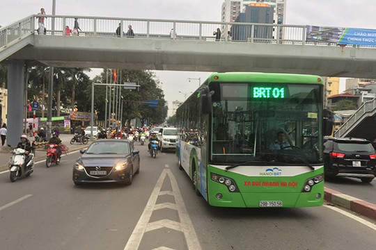 Dừng triển khai tuyến buýt nhanh BRT Kim Mã-Hòa Lạc
