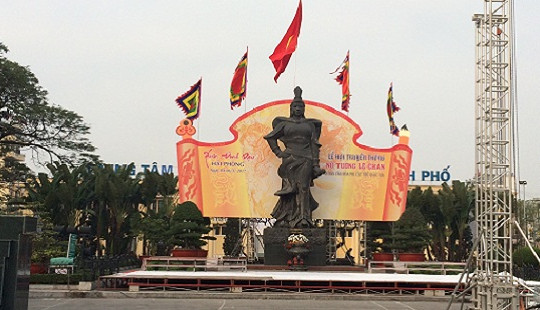 Lễ hội truyền thống Nữ tướng Lê Chân tri ân công đức Thánh mẫu