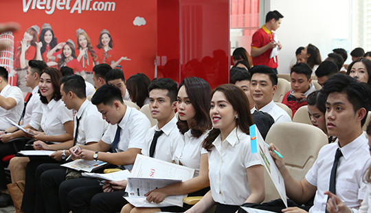 Cơ hội trở thành tiếp viên Vietjet