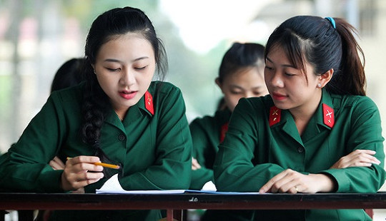 Phương thức tuyển sinh của các trường quân đội năm 2018