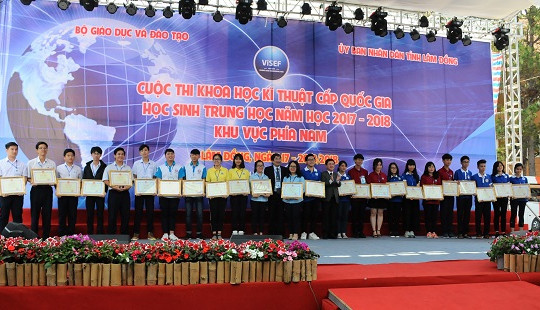 119 dự án xuất sắc nhất được vinh danh tại Cuộc thi khoa học kĩ thuật khu vực phía Nam