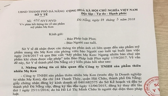 Mỹ phẩm Mẹ Ken bị phạt 30 triệu đồng và thu hồi sản phẩm