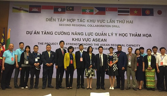 12 đội diễn tập quốc tế ứng phó về y tế trong thảm họa