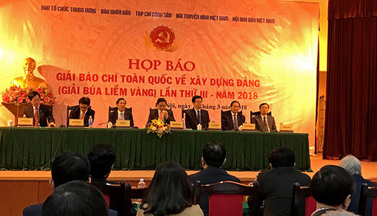 Họp báo công bố Giải Báo chí Búa liềm vàng lần thứ 3 năm 2018