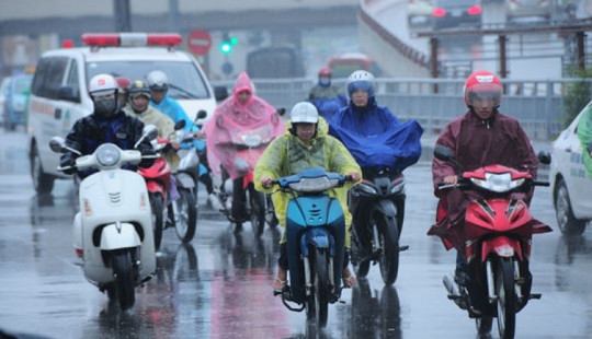Tin gió mùa đông bắc, cảnh báo mưa dông diện rộng