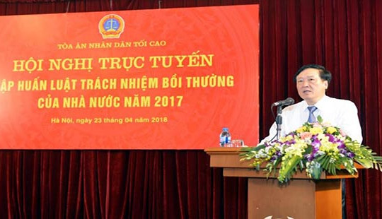 Tập huấn trực tuyến Luật Trách nhiệm bồi thường của Nhà nước năm 2017