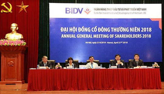 BIDV tổ chức Đại hội đồng cổ đông thường niên năm 2018