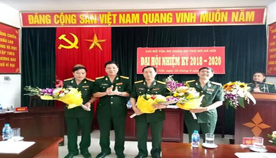 Chi bộ TAQS Thủ đô Hà Nội tổ chức Đại hội nhiệm kỳ 2018 – 2020
