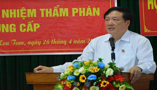 TAND tỉnh Kon Tum trao quyết định bổ nhiệm Thẩm phán và các chức danh lãnh đạo cấp huyện