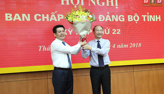 Ông Nguyễn Hồng Diên được bầu làm Bí thư Tỉnh ủy Thái Bình