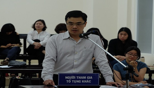 Nguyên Phó TGĐ Trần Thanh Quang nói gì khi bị triệu tập đến Tòa?