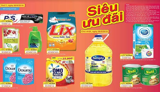 “Xả hàng” giá đặc biệt cho gần 100 mặt hàng chỉ có tại Co.opmart và Co.opXtra