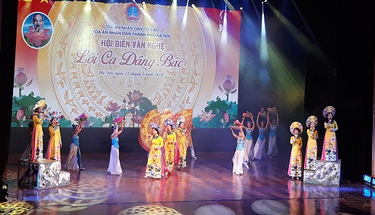 TAND TP Hà Nội tổ chức Hội diễn văn nghệ Lời ca dâng Bác