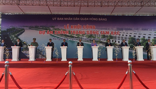 Hải Phòng:  Khởi công 2 dự án phát triển giao thông, đô thị nghìn tỷ