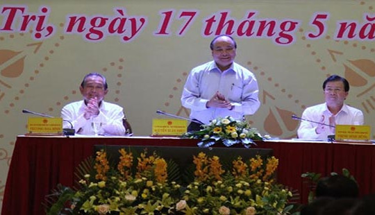 Thủ tướng chủ trì Hội nghị Tổng kết về giải pháp, ổn định đời sống sản xuất 4 tỉnh miền Trung