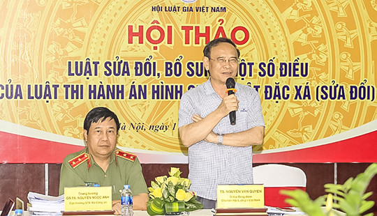 Sửa Luật Thi hành án hình sự và Luật Đặc xá để phù hợp với các luật mới về tố tụng