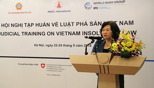 Hội nghị tập huấn về Luật Phá sản Việt Nam dành cho các Thẩm phán
