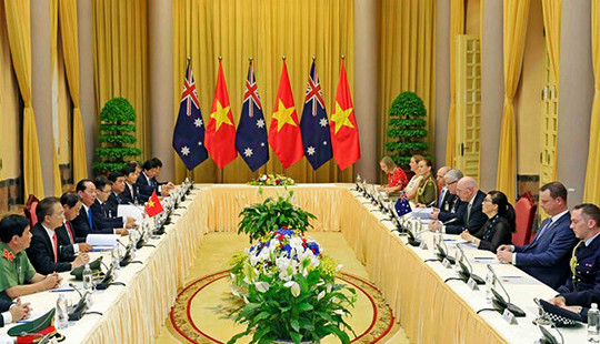Chủ tịch nước Trần Đại Quang và Toàn quyền Australia hội đàm, gặp gỡ báo chí