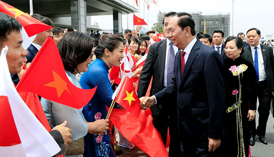 Hoạt động đầu tiên của Chủ tịch nước Trần Đại Quang tại Nhật Bản