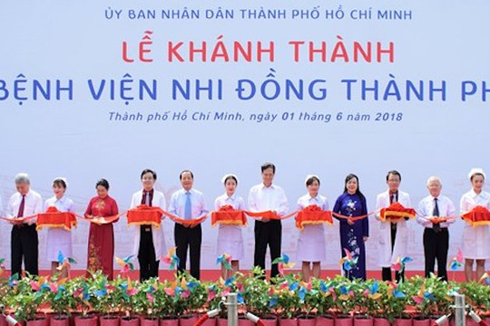 TP.HCM: Khánh thành Bệnh viện Nhi đồng hơn 4.500 tỷ đồng