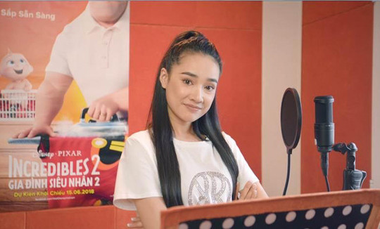 Nhã Phương trổ tài trong “Gia Đình Siêu Nhân 2”