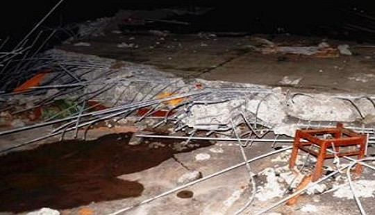Vỡ bể nước thi công dự án, 3 người thương vong