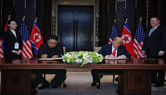 Trump - Kim ký Tuyên bố chung lịch sử, khởi đầu mối quan hệ mới giữa Mỹ - Triều