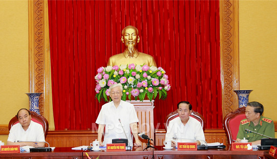 Tổng Bí thư chỉ đạo sắp xếp bộ máy, nhân sự công an
