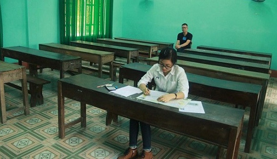 Thi tổ hợp môn Khoa học Xã hội: Có phòng thi chỉ được 1 thí sinh