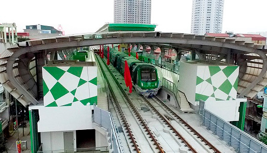 Tàu điện tuyến Cát Linh - Hà Đông sẽ chạy thử vào tháng 8/2018