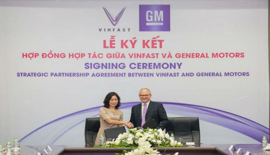 VinFast và General Motors ký hợp đồng hợp tác chiến lược tại thị trường Việt Nam